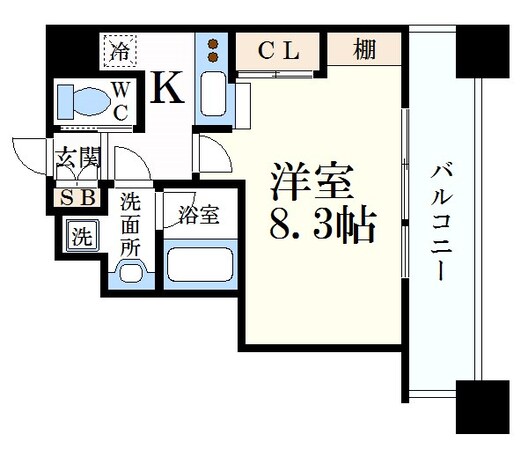 兵庫駅 徒歩7分 7階の物件間取画像